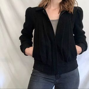 DC black wool jacket Y2K 90s Vintage